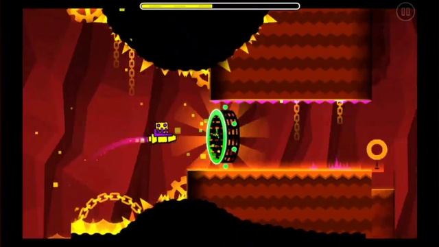 Geometry dash meltdown уровень 2 (все звезды) смотреть онлайн