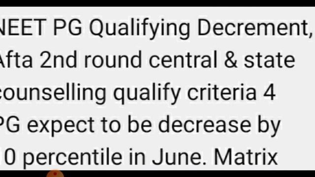 Neet pg 2020 exam cutoff reduced 10 percentile смотреть онлайн