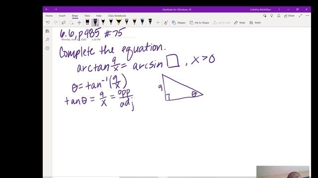 Inverse Trig Functions: How to Complete an Equation смотреть онлайн