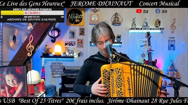 JEROMEDHAINAUT - LE LIVE DES GENS HEUREUX" DU VENDREDI 26/04/2024 смотреть онлайн