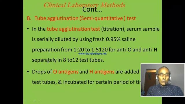 Clinical Laboratory Methods; diagnostic tests of typhoid fever and typhus ; Lesson 3:3 смотреть онлайн