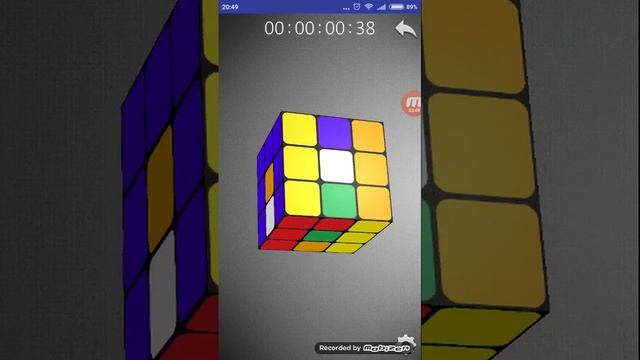 Комбинация и сборка на скорость кубика Рубика смотреть онлайн