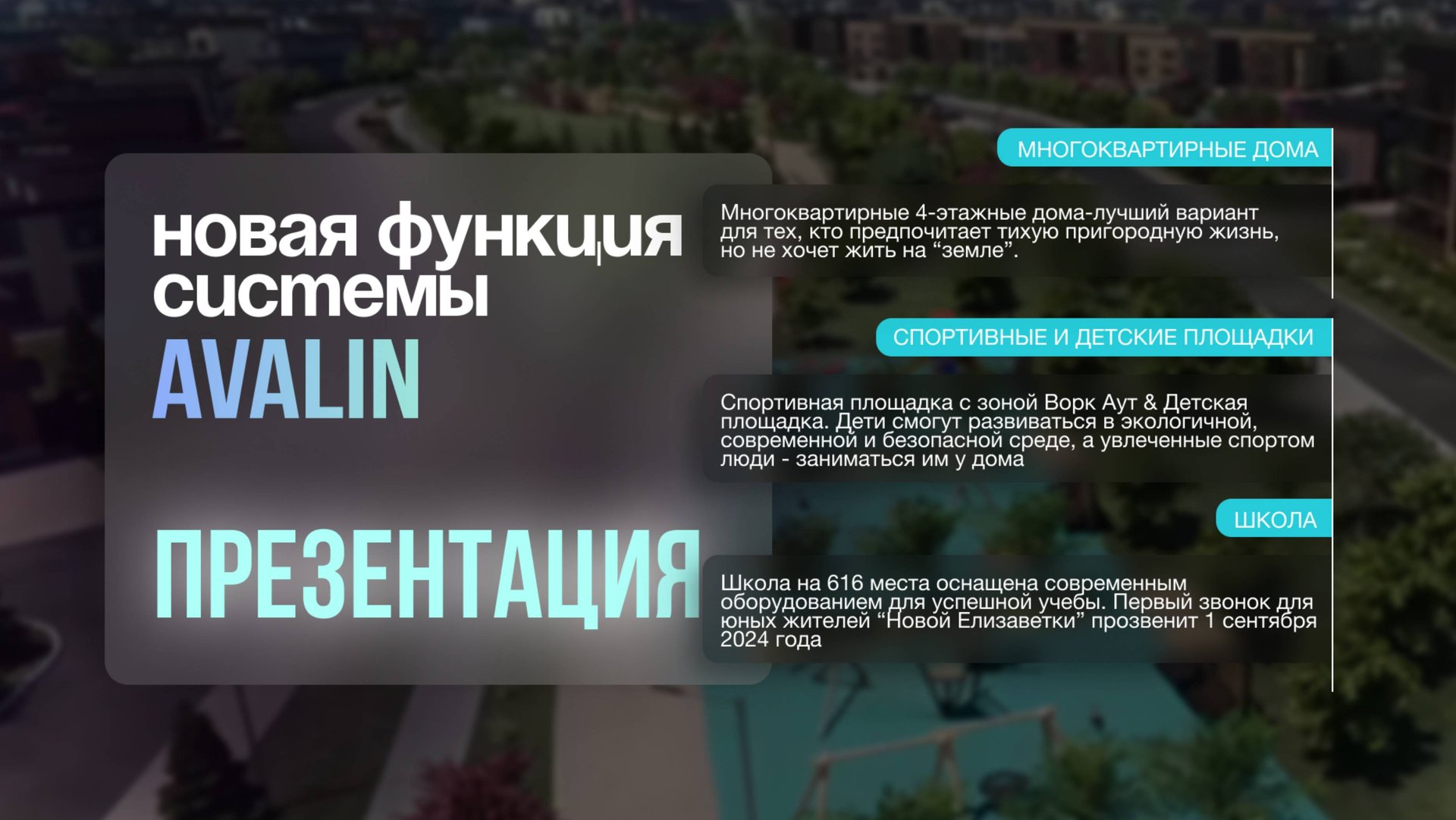 ФУНКЦИЯ ПРЕЗЕНТАЦИИ ЖК | AVALIN смотреть онлайн