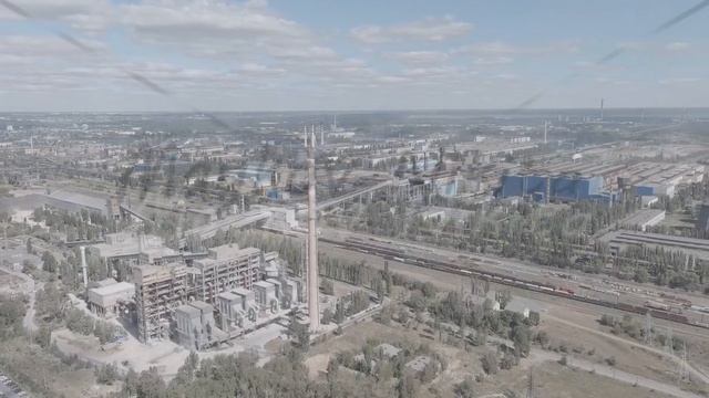 A-Log. Lipetsk, Russia. Iron and Steel Works. Left Bank District, Aerial View смотреть онлайн