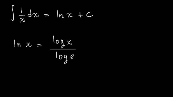 integral (1/x) dx = …