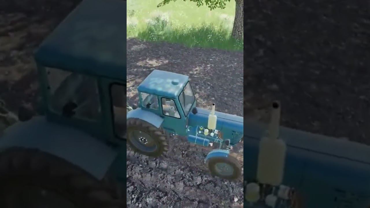 МТЗ-50, вспашка огорода смотреть онлайн