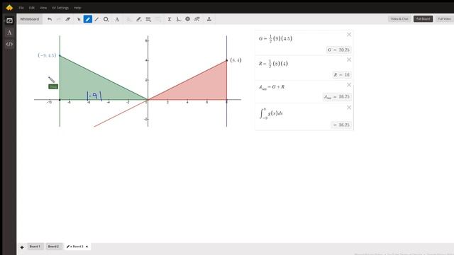 Find the area under |(1/2)x| from -9 to 8 as a means to evaluate the corresponding definite integra смотреть онлайн
