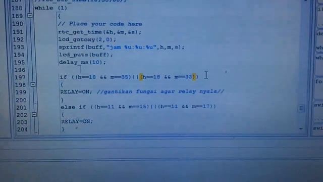 Atmega 8535 | Relay Controlled by RTC смотреть онлайн