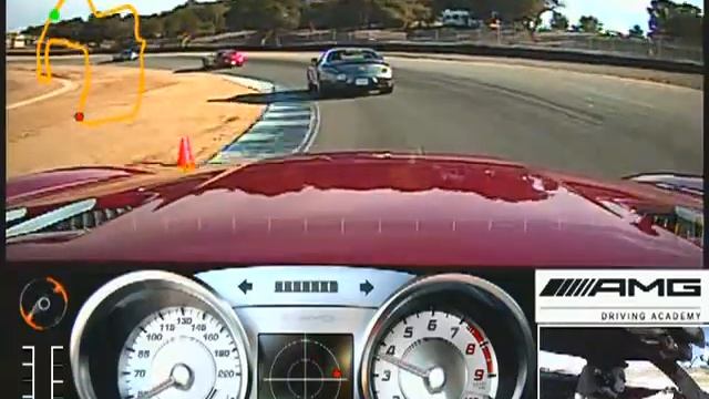Driving a Mercedes SLS in the AMG Driving Academy at Laguna Seca смотреть онлайн