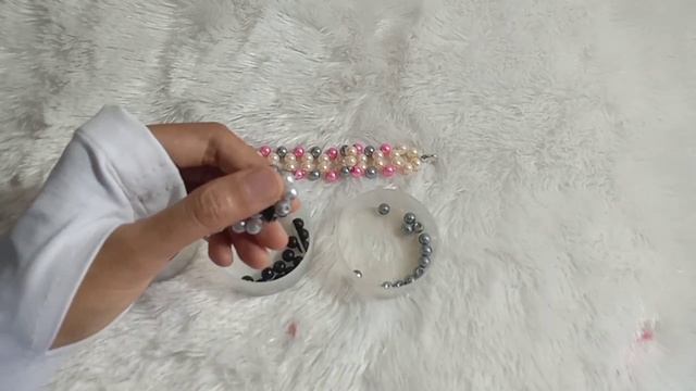 84] Membuat Gelang Mutiara | Konektor Masker Mutiara 6 mm смотреть онлайн