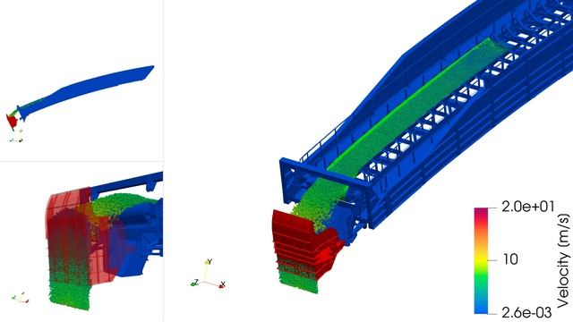 Ship Loader Simulation - Modified Geometry смотреть онлайн