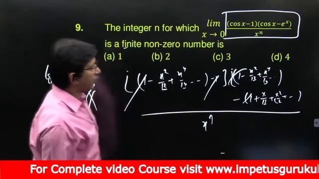The integer n for which ■(lim@x→0) ((cos〖x-1〗 )(cos〖x-e^x 〗))/x^n is a finite non-zero number is смотреть онлайн
