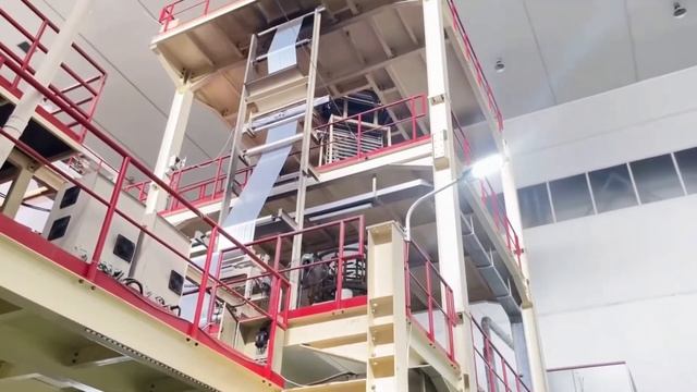 7-layer co-extruded film-blowing production line смотреть онлайн