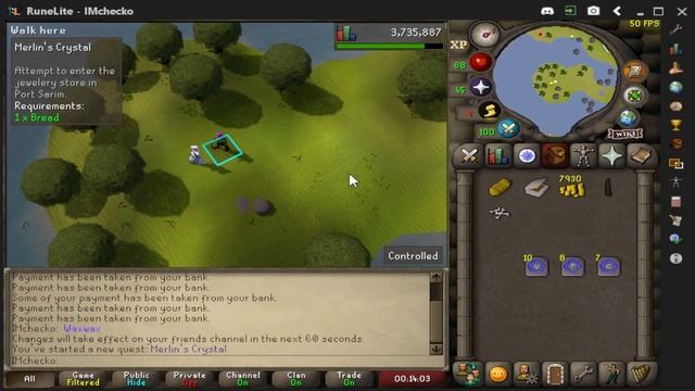 OSRS Merlin's Crystal Quick Quest Guide смотреть онлайн