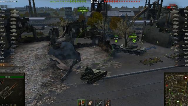WoT l Школьник на КВ-1 мешает играть LOL смотреть онлайн