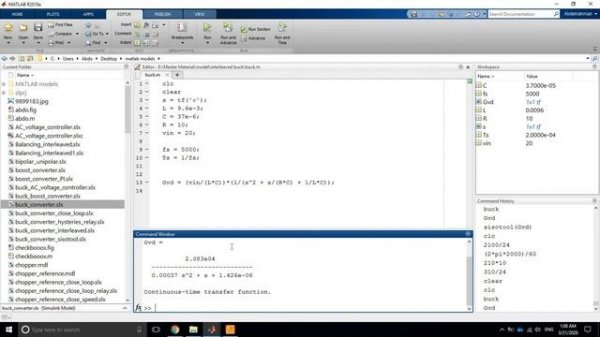 Sisotool for tuning PI control MATLAB Simulation