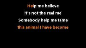 Three Days Grace • Animal I Have Become (CC) 🎤 [Karaoke] [Instrumental Lyrics]