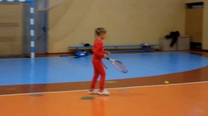 Большой теннис-Отработка обратного кросса форхендом и бекхендом
