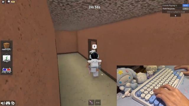 MM2 Keyboard Asmr + HANDCAM    CINNAMOROLL KEYBOARD ☁️❄️🧊🤍💙