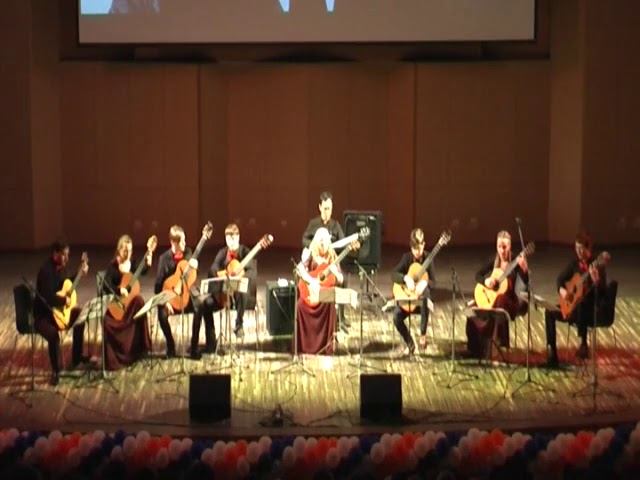 Октет гитар «Лига» «Рождество с гитарой « МКЗ Красноярской филармонии 25.12.2016 г.