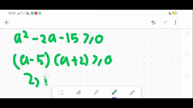 Garis y = x - 10 akan memotong parabola y = x² - (a-2)x - 6 jika hanya jika... смотреть онлайн
