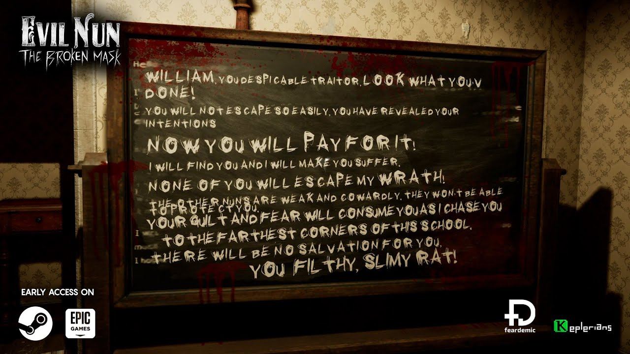 WILLIAM'S MEMORIES Sneak Peek EVIL NUN: THE BROKEN MASK смотреть онлайн