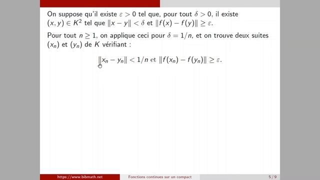 Cours sur les fonctions continues sur un compact смотреть онлайн