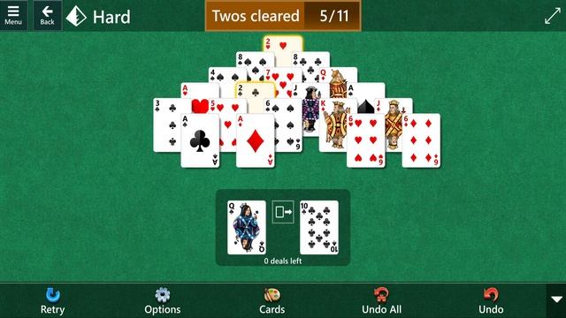 Microsoft Solitaire Collection: Pyramid - Hard - December 5, 2022 смотреть онлайн