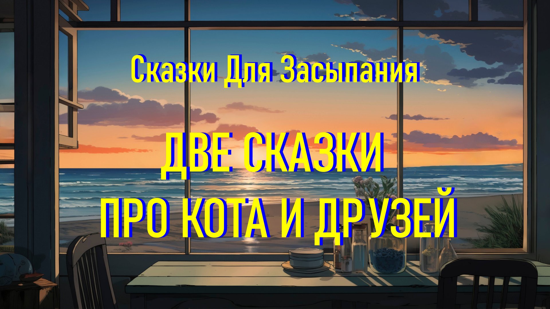 Две Самые Добрые Сказки Для Засыпания Про Кота И Друзей Со Звуком Океана смотреть онлайн