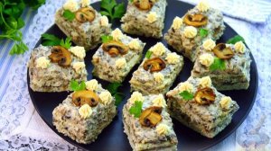 Пирожные на закуску. КУРИНЫЕ ПИРОЖНЫЕ С ГРИБНЫМ КРЕМОМ
