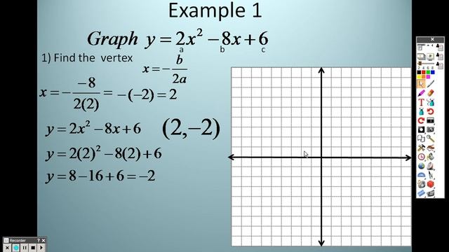 Algebra 2 5 1 Lesson Part 1 Graphing Quadratics смотреть онлайн