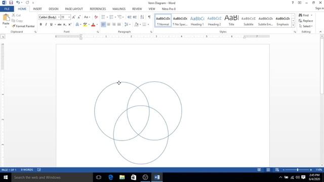 How to make venn diagram in Microsoft Word - Must Watch!!! смотреть онлайн