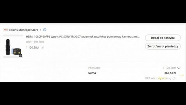 Камера микроскоп с матрицей Sony IMX307, авто фокус, серия первая. | #Обзор смотреть онлайн