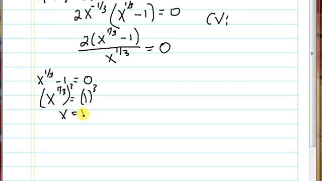 Finding Relative Extrema using First Derivative смотреть онлайн