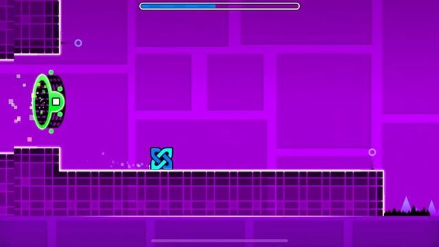 КАК ЛЕГКО ПРОЙТИ ПЕРВЫЙ УРОВЕНЬ Geometry Dash смотреть онлайн