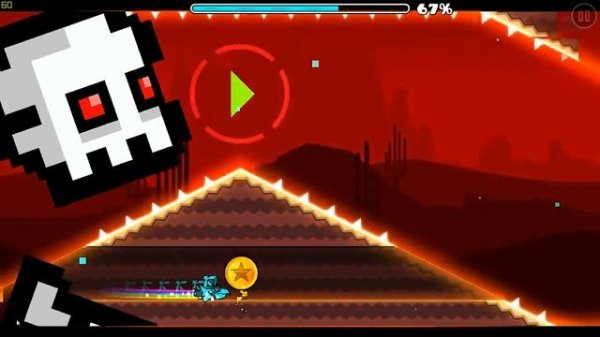 Geometry Dash Subzero - прохождение уровня Press Start