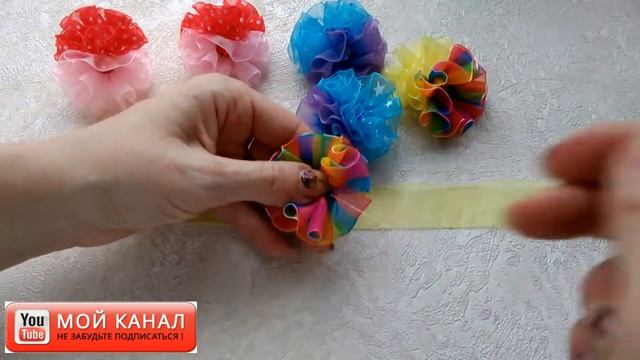 Бантики из органзы для первых хвостиков смотреть онлайн