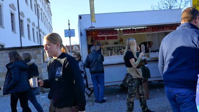 Germany carnival in Rottenburg 4K with exotic Guests from France Selestat & Swiss Zürich. смотреть онлайн