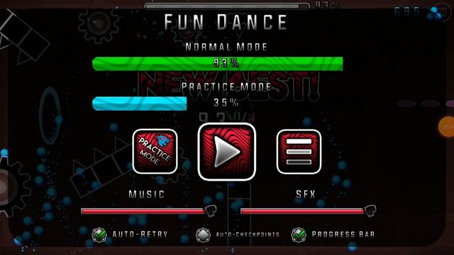 ПРОХОЖУ "Fun Dance" В GEOMETRY DASH! смотреть онлайн