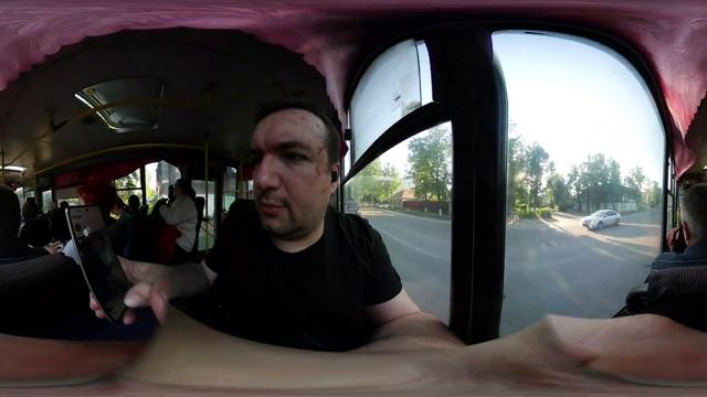Ковров Еду на автобусе по Павловскому мосту до перекрытия 360 градусов лето 2022 и по ул. Дегтярева смотреть онлайн