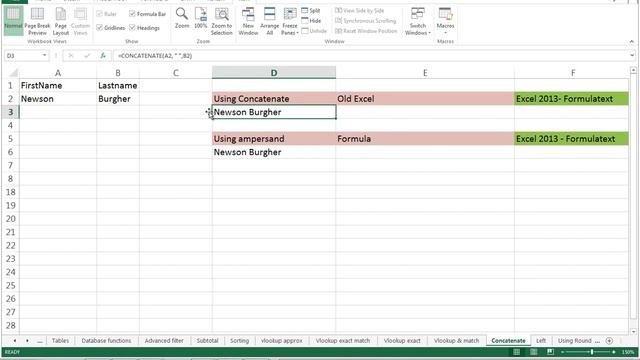Excel 2013 New Features FormulaText Function смотреть онлайн