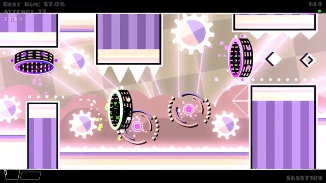 Phjork (Cerufiffy) | 100% All Coins (Alt. Colors) | Geometry Dash смотреть онлайн