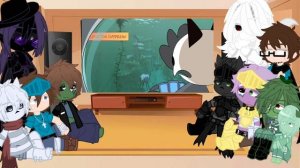 Реакция школы монстров на "Сабнатик для нубов" °•Gacha Life•°