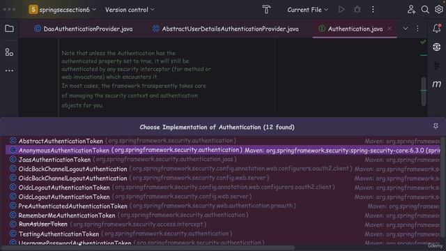 051 Understanding AuthenticationProvider methods смотреть онлайн
