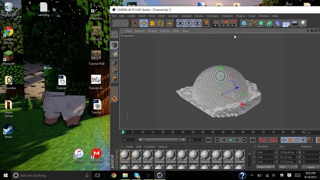 How to import Minecraft World in Cinema 4D смотреть онлайн