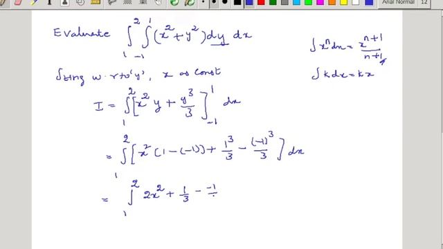 Double integral with constant limits смотреть онлайн