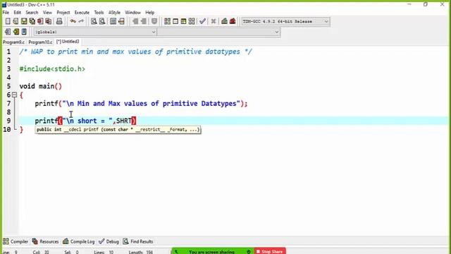 Part 4 C Programming Scanf Function смотреть онлайн