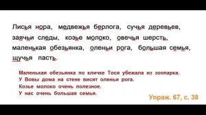 ГДЗ 2 класс Русский язык Учебник 2 часть Упражнение. 68