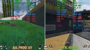 RTX 4080 vs RX 7900 XT  - Side by Side Test