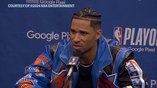 Josh Hart EXPLAINS formula to STOP Joel Embiid after Knicks BEAT 76ers in Game 1 смотреть онлайн